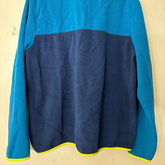 Lands' End Men's Quarter Button Sweater - Picture 3 of 4